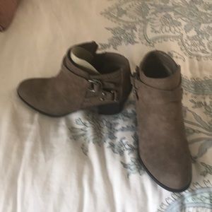 Brown booties Sz 8